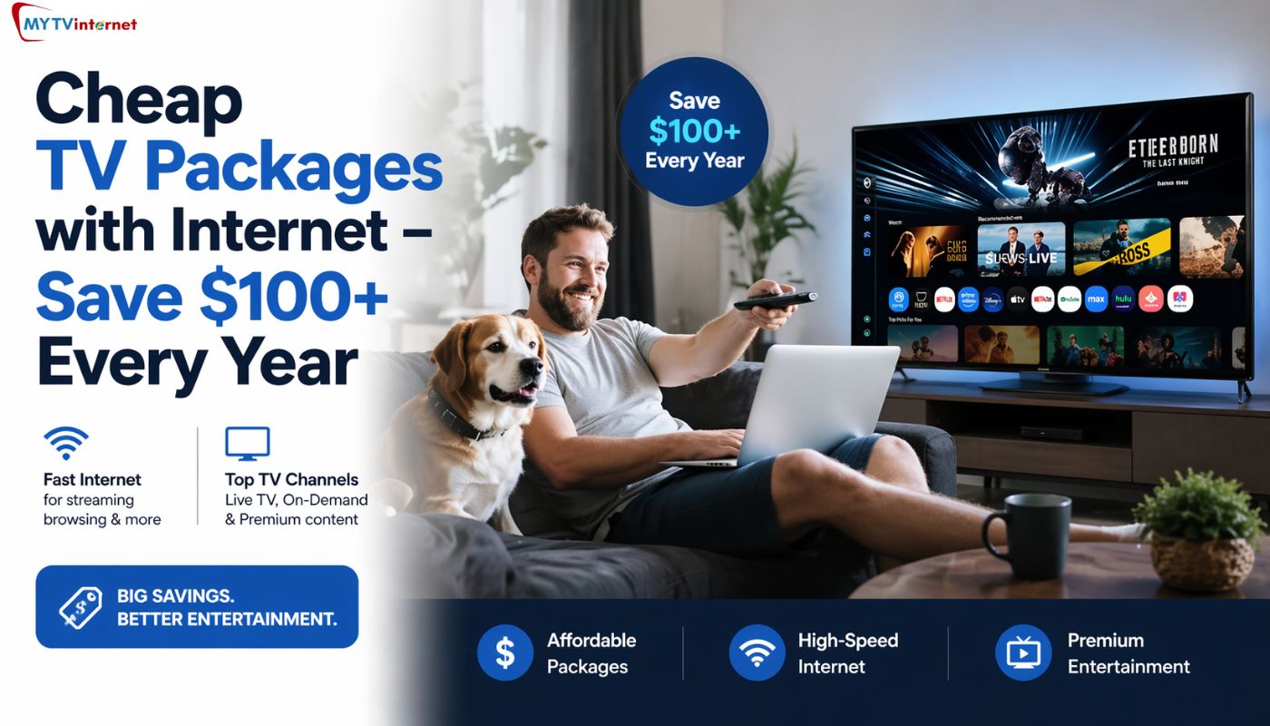 Cheap TV Packages with Internet – Save $100+ Every Year